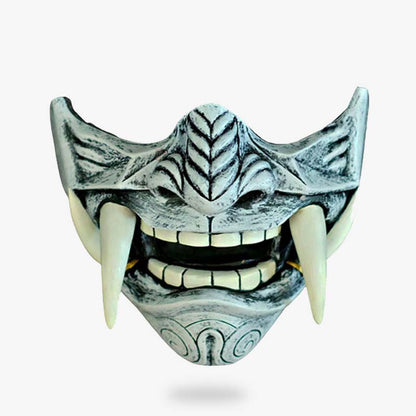 Masque Samouraï Démon Peint par un Artisan