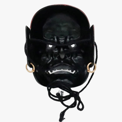 Masque Tengu Rouge en Résine et Bois