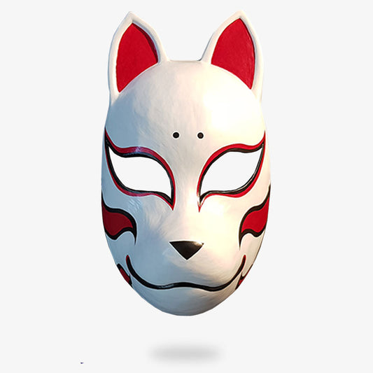Masque Kitsune Inspiré des Ninjas de Manga