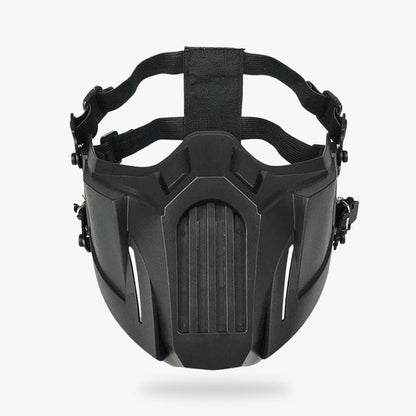 Masque Japonais Ninja Noir Shinobi en Résine