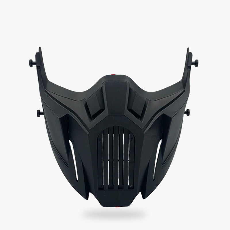 Masque Japonais Ninja Noir Shinobi en Résine