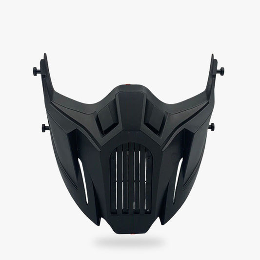 Masque Japonais Ninja Noir Shinobi en Résine