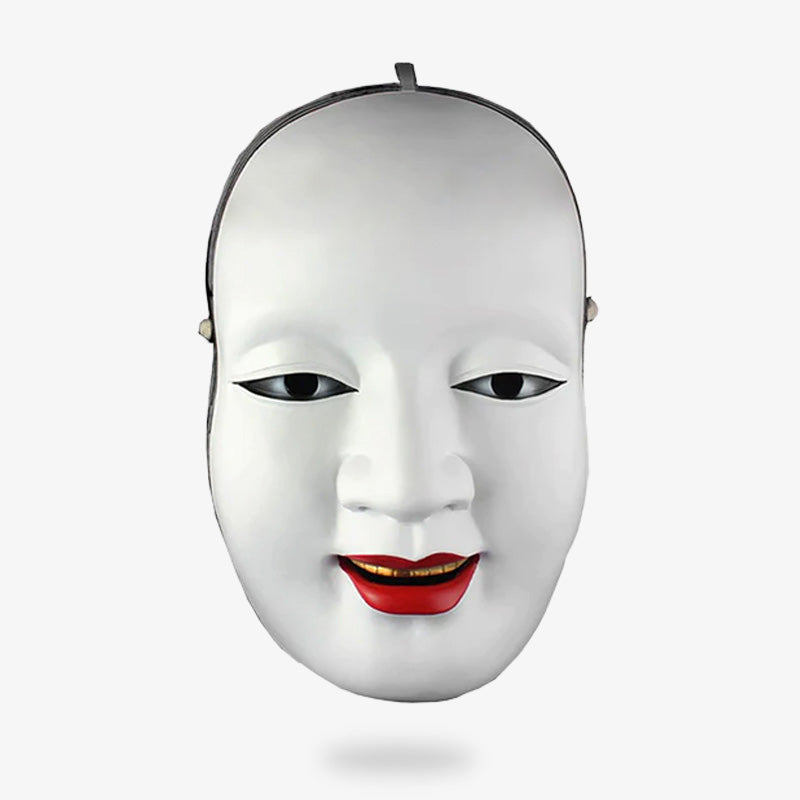 Masque Japonais Nô en Résine à Cordon