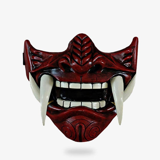 Masque Samouraï Oni aux Crocs Ensanglantés