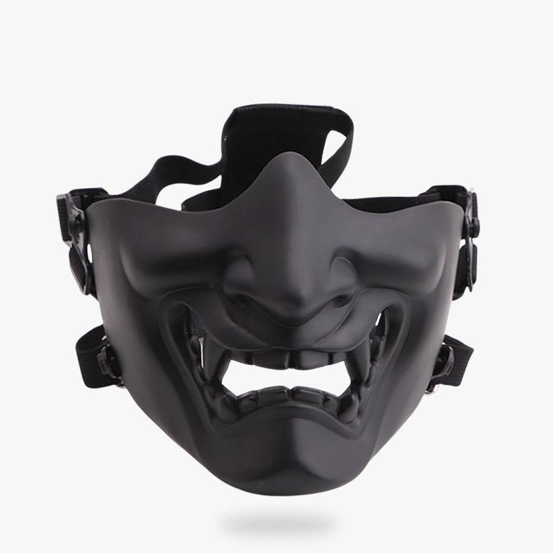 Masque Oni Ninja Sombre en Résine