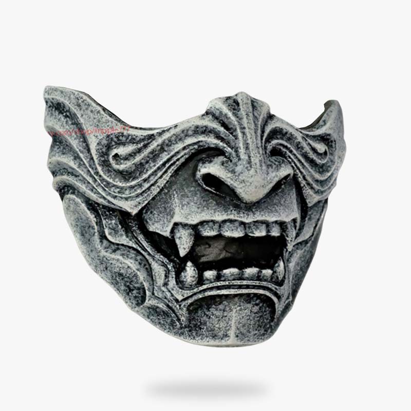 Masque Samouraï Inspiré du Dragon et de l'Oni