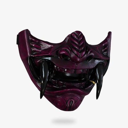 Masque Japonais Traditionnel Oni en PU Rigide