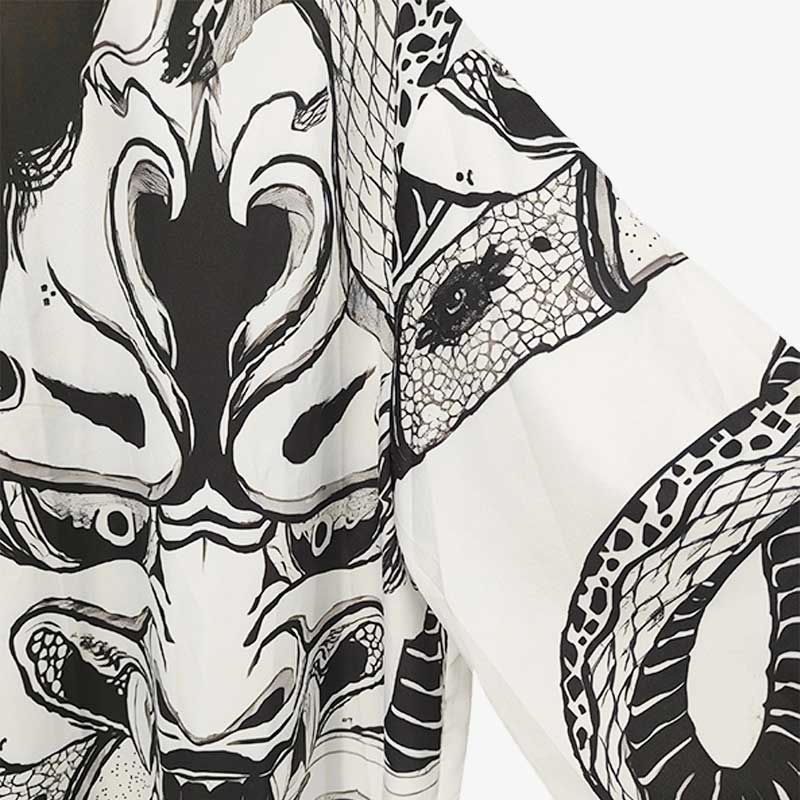 Haori Hannya Coupe Droite Unisexe