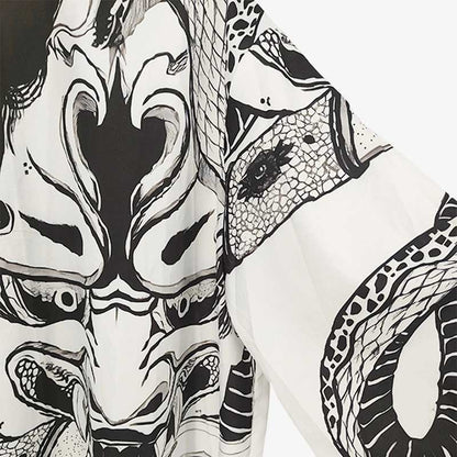 Haori Hannya Coupe Droite Unisexe