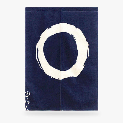 Noren Long Cercle Enso à l'Encre
