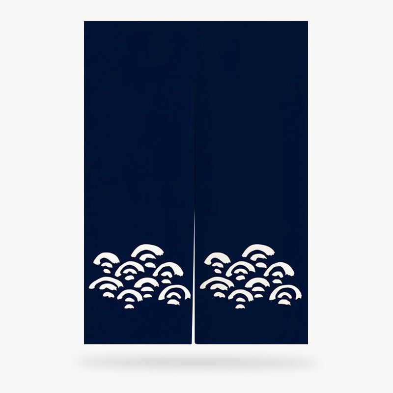 Noren Seigaiha Vagues de la Mer Bleue