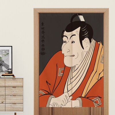 Noren Samouraï Gentilhomme d'Edo