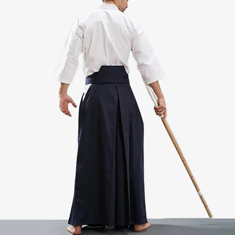 Pantalon Hakama Homme Arts Martiaux Coton