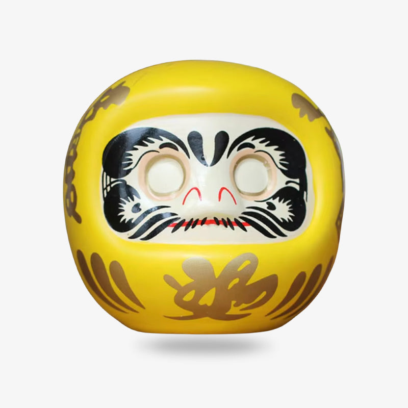 Daruma Jaune Tirelire 11 x 11 cm