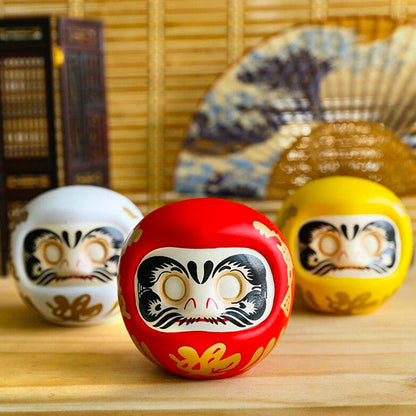 Daruma Blanc Tirelire 11 x 11 cm