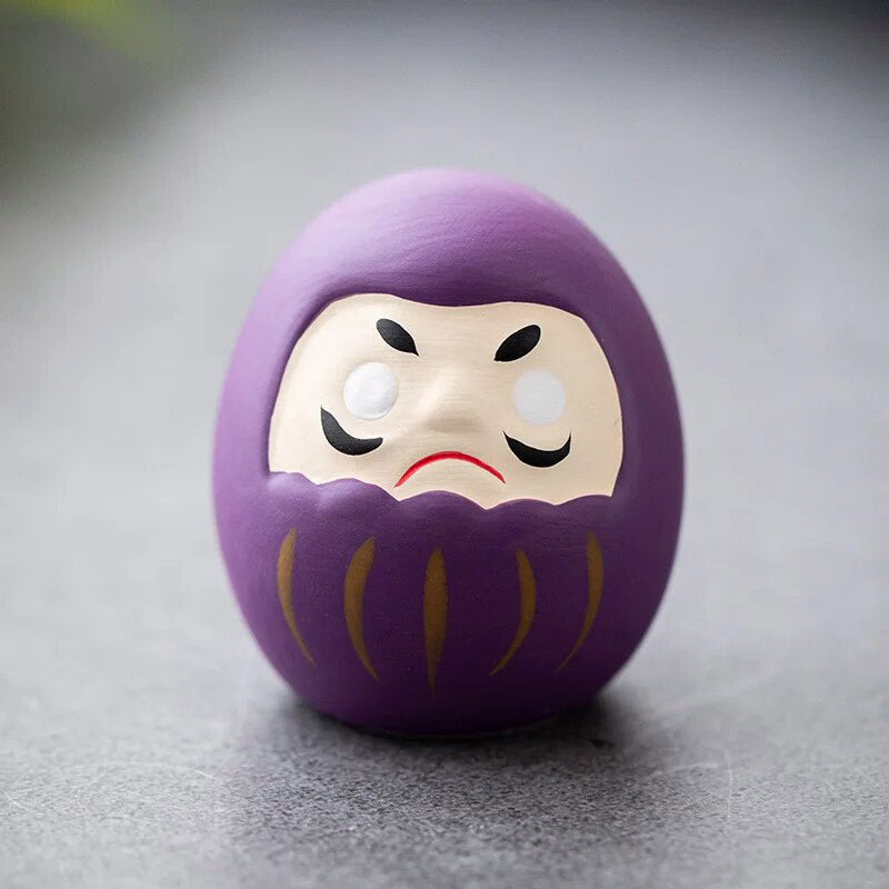 Daruma Violet en Céramique 4,5 cm