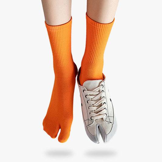 Chaussettes Tabi Couleurs Vives en Coton
