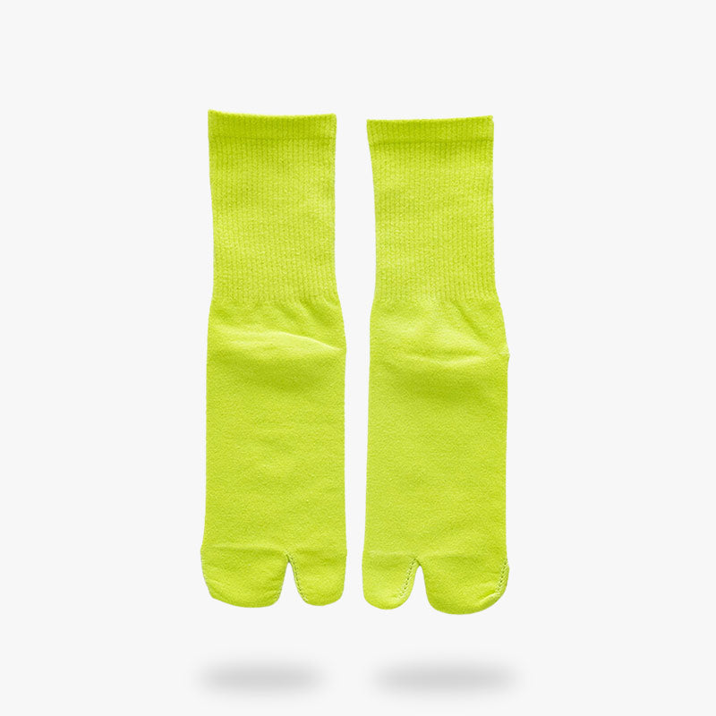 Chaussettes Tabi Couleurs Vives en Coton