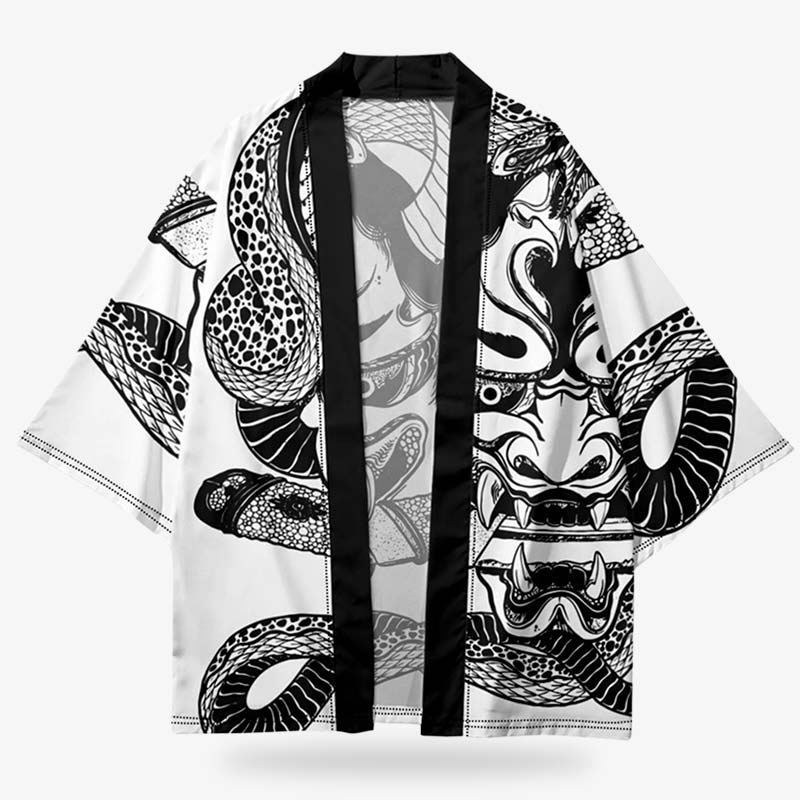 Haori Hannya Coupe Droite Unisexe