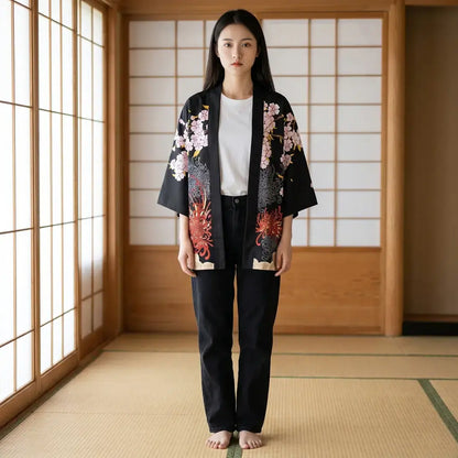 Haori Sakura et Maneki Neko