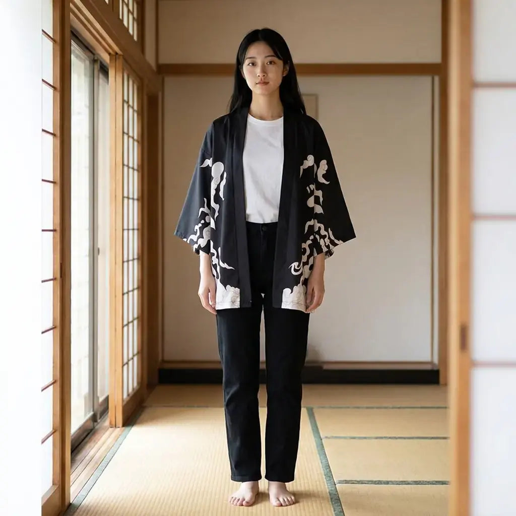 Haori Murasame Femme Samouraï et Tigre