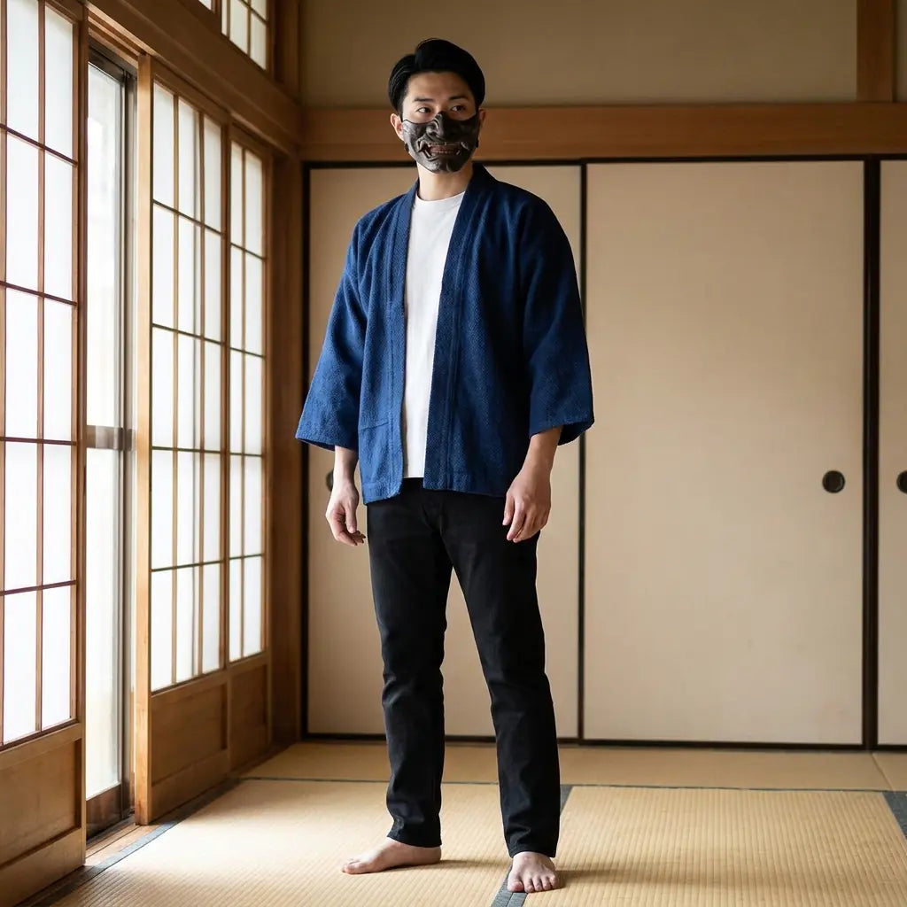 Haori Vintage Homme en Coton
