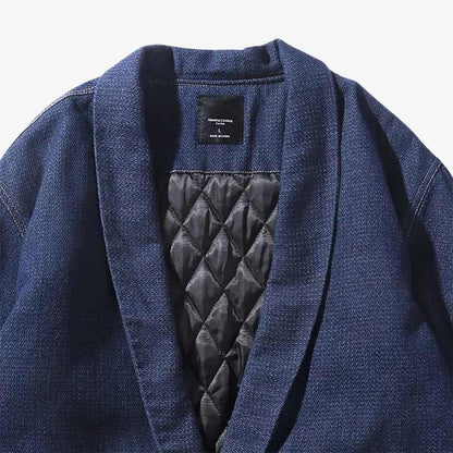 Haori Bleu Indigo en Coton