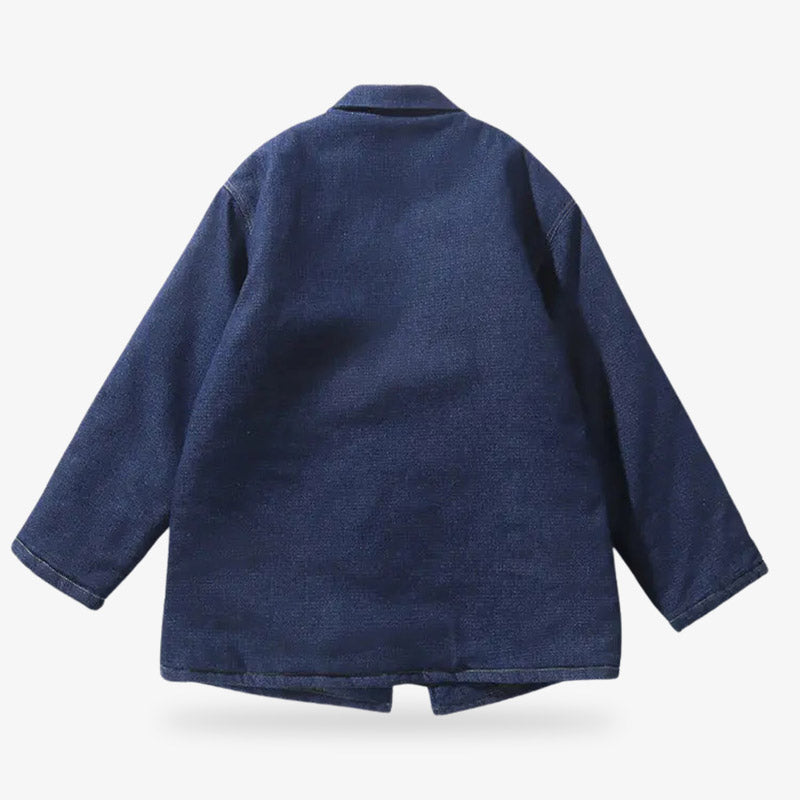 Haori Bleu Indigo en Coton